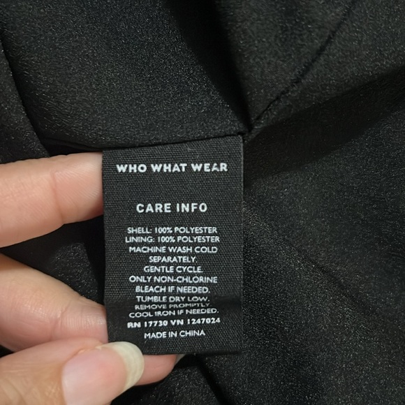 Who What Wear Black & White Halter Midi Dress Size S Whimsigoth Grunge 90’s - Picture 13 of 14